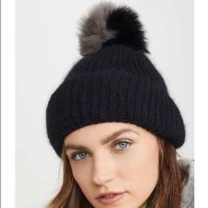 Eugenia Kim black knit hat